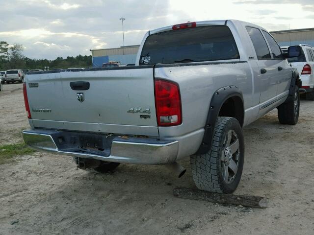 3D7KS29C56G144116 - 2006 DODGE RAM 2500 SILVER photo 4