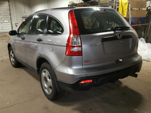 JHLRE38348C019480 - 2008 HONDA CR-V LX SILVER photo 3