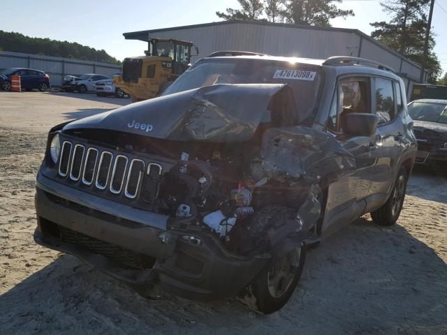 ZACCJAAB6HPF34898 - 2017 JEEP RENEGADE S 蓝色 照片 2