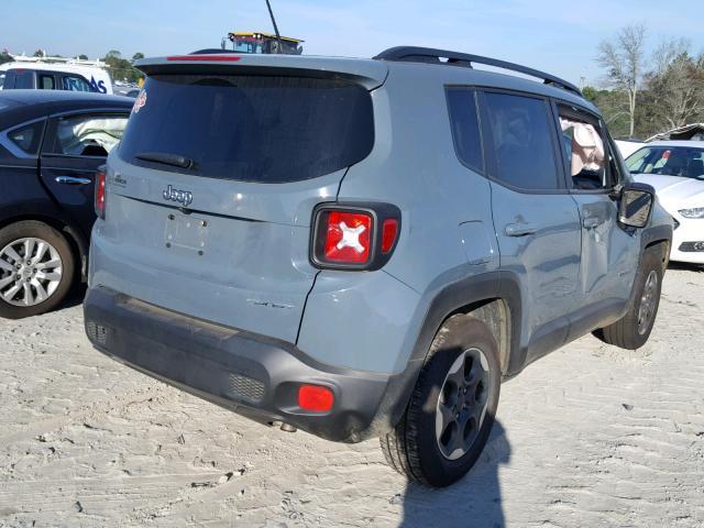 ZACCJAAB6HPF34898 - 2017 JEEP RENEGADE S BLUE photo 4