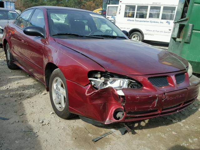 1G2NE52F73C227599 - 2003 PONTIAC GRAND AM S BURGUNDY photo 1