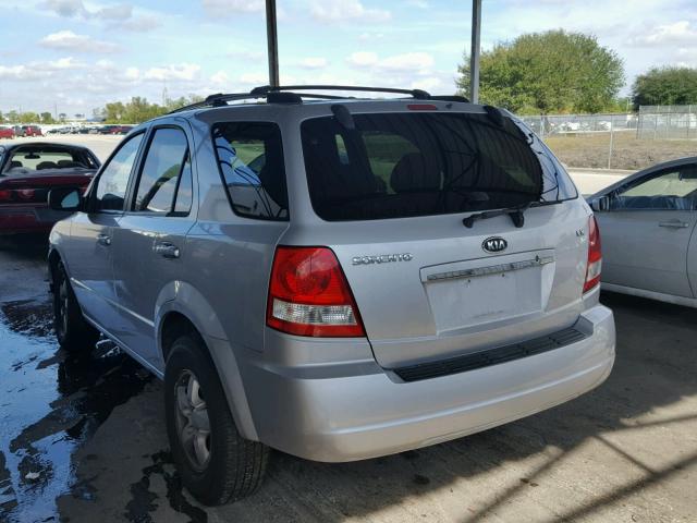 KNDJD733365628377 - 2006 KIA SORENTO EX SILVER photo 3