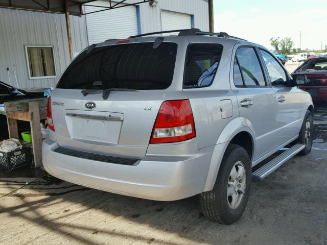 KNDJD733365628377 - 2006 KIA SORENTO EX SILVER photo 4