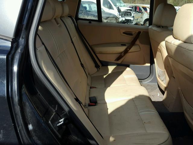 WBXPA93424WC32834 - 2004 BMW X3 3.0I BLACK photo 6