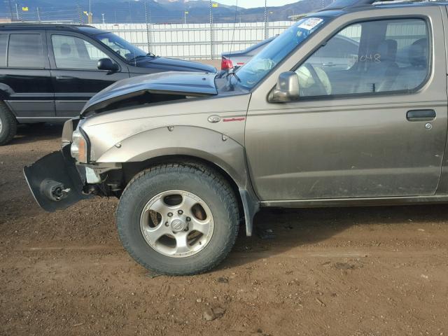 1N6MD27T01C391956 - 2001 NISSAN FRONTIER C TAN photo 9