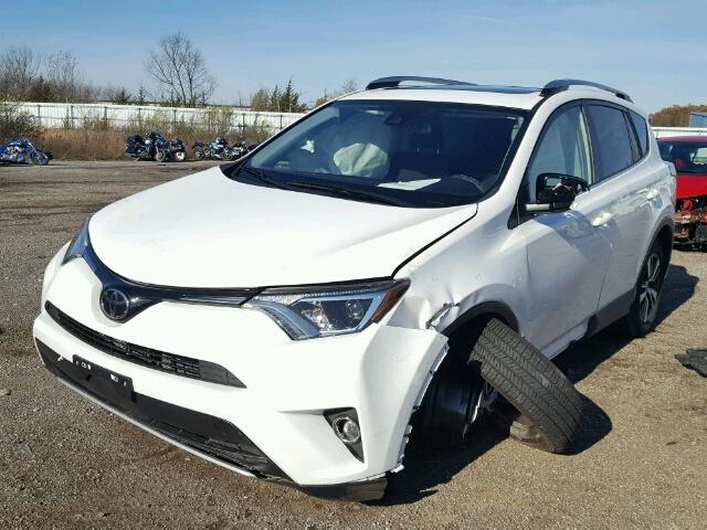 JTMRFREV3HD199323 - 2017 TOYOTA RAV4 XLE WHITE photo 2