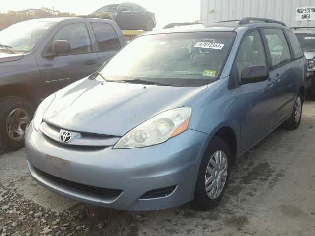 5TDZA23C86S459210 - 2006 TOYOTA SIENNA CE BLUE photo 2