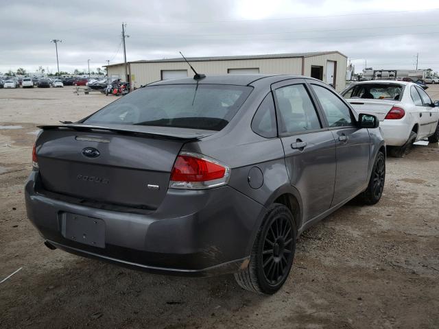 1FAHP3GN1AW252880 - 2010 FORD FOCUS SES GRAY photo 4