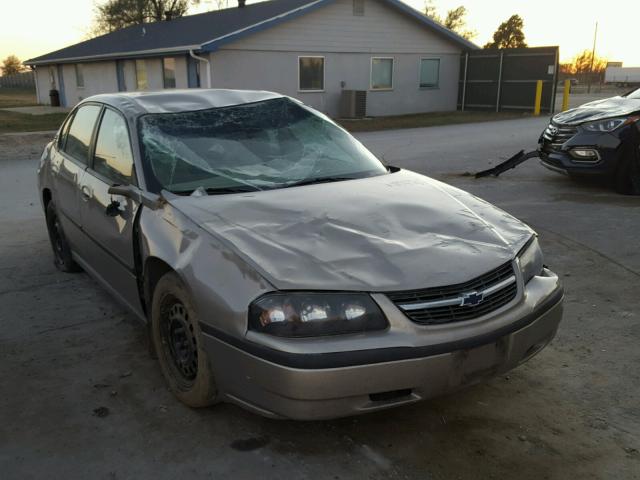 2G1WF52E819355013 - 2001 CHEVROLET IMPALA GOLD photo 1