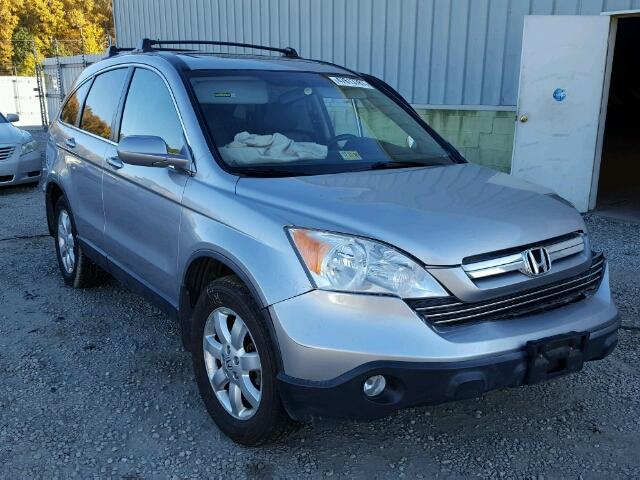 JHLRE48747C092341 - 2007 HONDA CR-V EXL SILVER photo 1