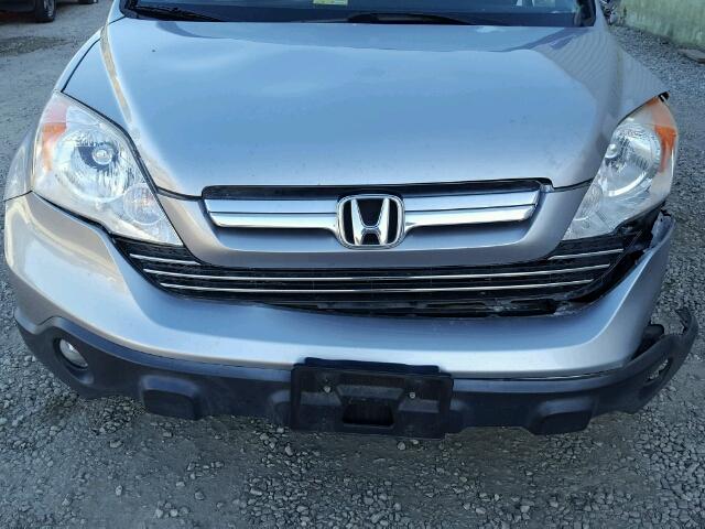 JHLRE48747C092341 - 2007 HONDA CR-V EXL SILVER photo 7