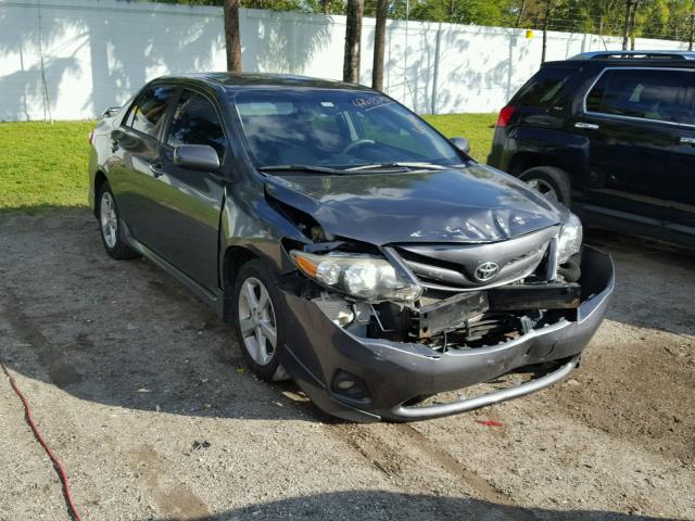 5YFBU4EE4CP050113 - 2012 TOYOTA COROLLA BA GRAY photo 1