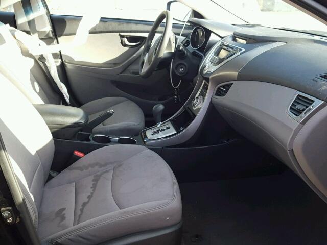 5NPDH4AE0CH067331 - 2012 HYUNDAI ELANTRA GL BLACK photo 5