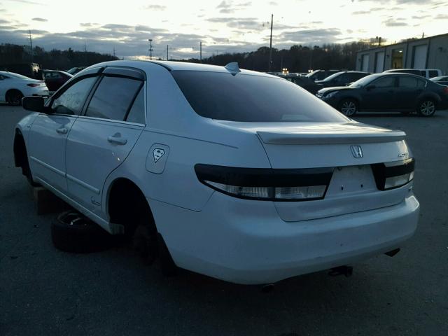 1HGCM665X3A028203 - 2003 HONDA ACCORD EX WHITE photo 3