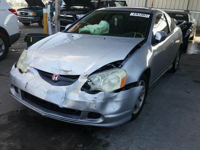 JH4DC53042C025968 - 2002 ACURA RSX TYPE-S SILVER photo 2