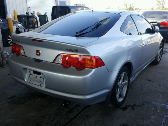 JH4DC53042C025968 - 2002 ACURA RSX TYPE-S SILVER photo 4