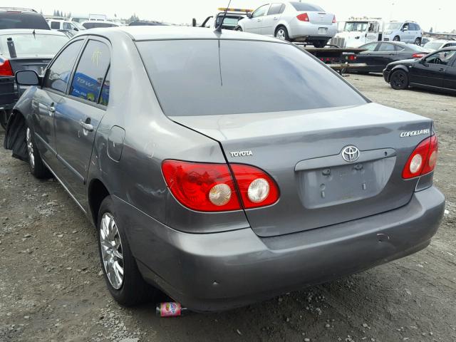 1NXBR32E95Z448872 - 2005 TOYOTA COROLLA CE GRAY photo 3