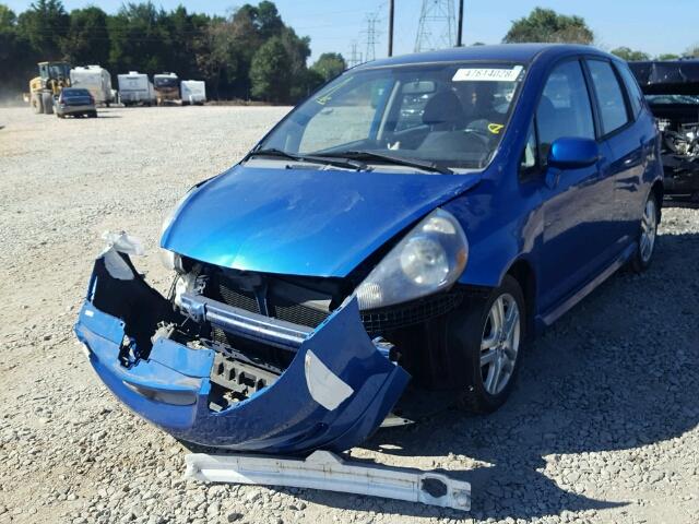 JHMGD38677S021633 - 2007 HONDA FIT S 蓝色 照片 2