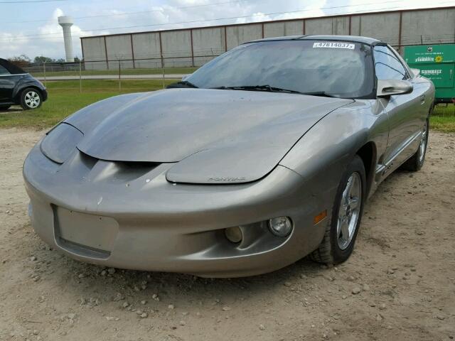 2G2FS22K712127881 - 2001 PONTIAC FIREBIRD GRAY photo 2