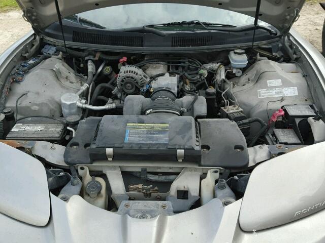 2G2FS22K712127881 - 2001 PONTIAC FIREBIRD GRAY photo 7