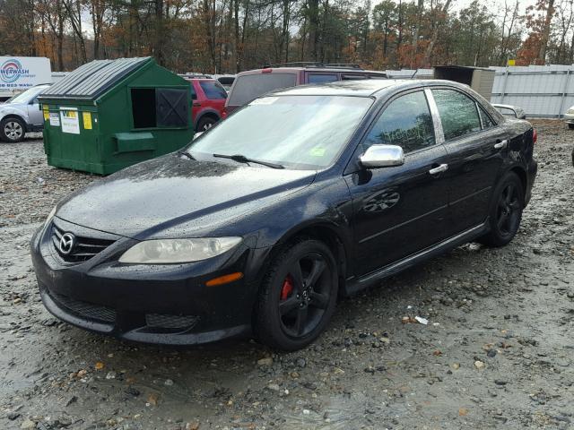 1YVHP80C955M71270 - 2005 MAZDA 6 I BLACK photo 2