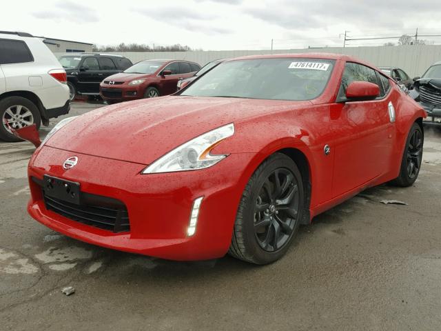 JN1AZ4EHXGM937072 - 2016 NISSAN 370Z BASE RED photo 2