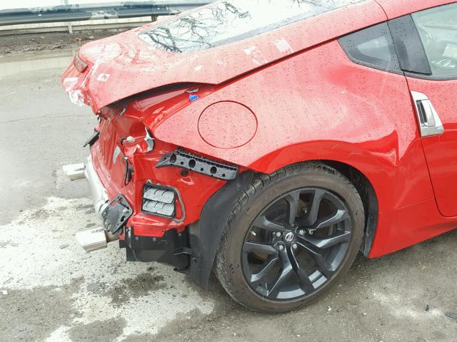 JN1AZ4EHXGM937072 - 2016 NISSAN 370Z BASE RED photo 9