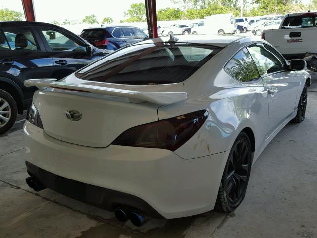 KMHHT6KD1DU094526 - 2013 HYUNDAI GENESIS CO WHITE photo 4