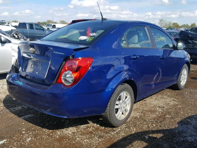 1G1JA5SH4C4194426 - 2012 CHEVROLET SONIC LS 蓝色 照片 4