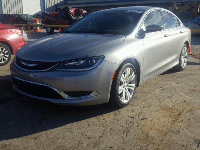 1C3CCCAB1FN662644 - 2015 CHRYSLER 200 LIMITE SILVER photo 2