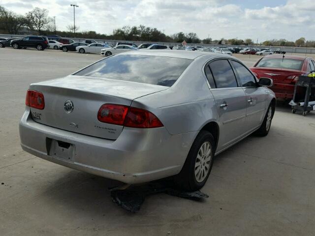 1G4HP57278U144096 - 2008 BUICK LUCERNE CX SILVER photo 4