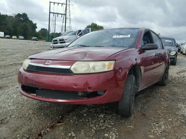 1G8AF52F44Z192049 - 2004 SATURN ION LEVEL MAROON photo 2