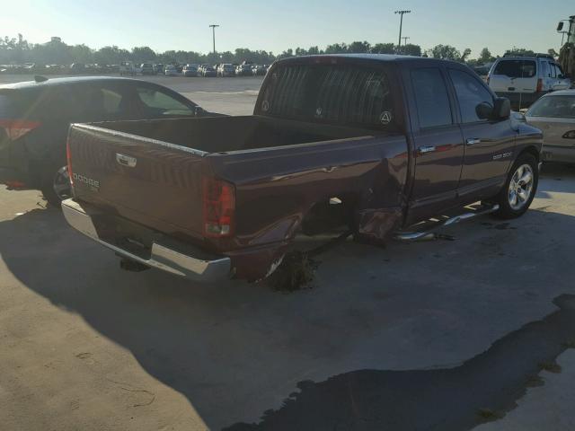 1D7HA18N73J609001 - 2003 DODGE RAM 1500 S MAROON photo 4