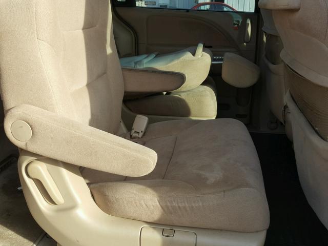 5FNRL38476B085534 - 2006 HONDA ODYSSEY EX GOLD photo 6