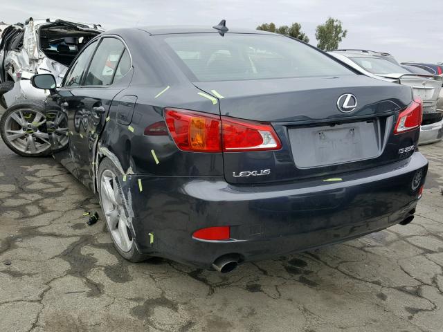 JTHBK262X92086960 - 2009 LEXUS IS 250 GRAY photo 3