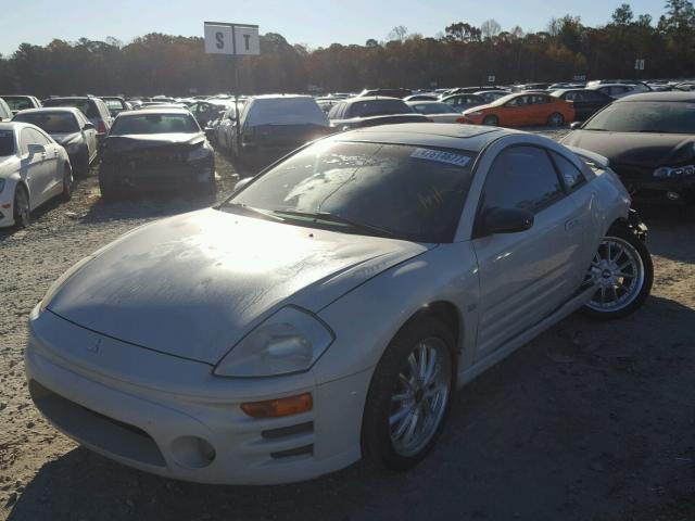 4A3AC74H53E032192 - 2003 MITSUBISHI ECLIPSE GT WHITE photo 2