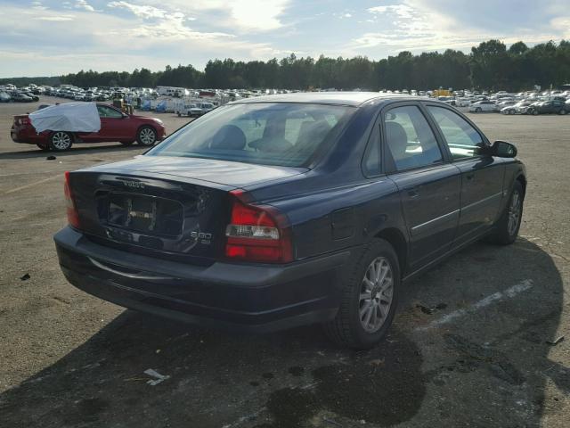 YV1TS94D6Y1071146 - 2000 VOLVO S80 BLUE photo 4