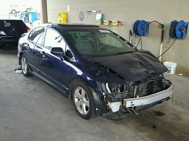 1HGFA16897L009736 - 2007 HONDA CIVIC EX BLUE photo 1