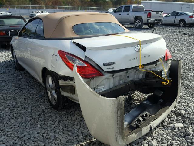 4T1FA38P78U140430 - 2008 TOYOTA CAMRY SOLA WHITE photo 3