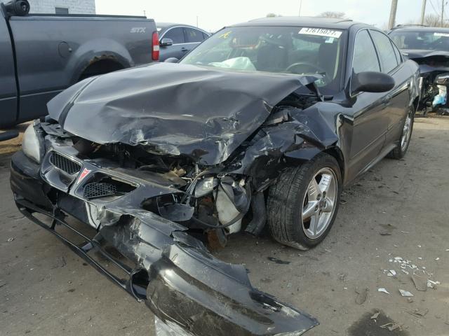 1G2NF52E44M660782 - 2004 PONTIAC GRAND AM S BLACK photo 2
