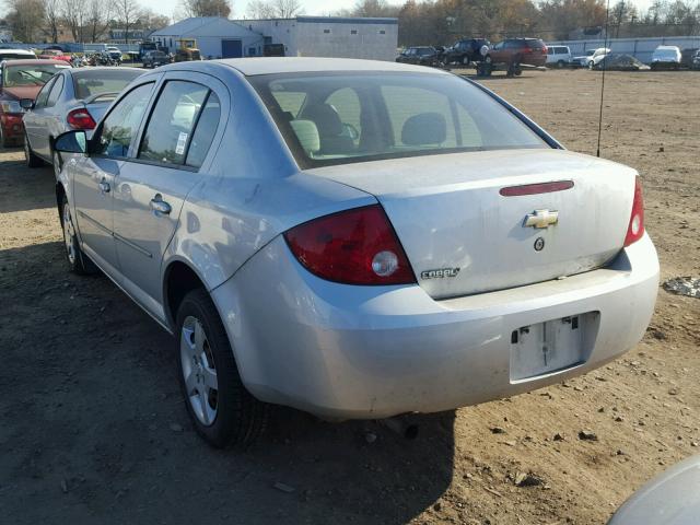 1G1AK52F657618329 - 2005 CHEVROLET COBALT SILVER photo 3