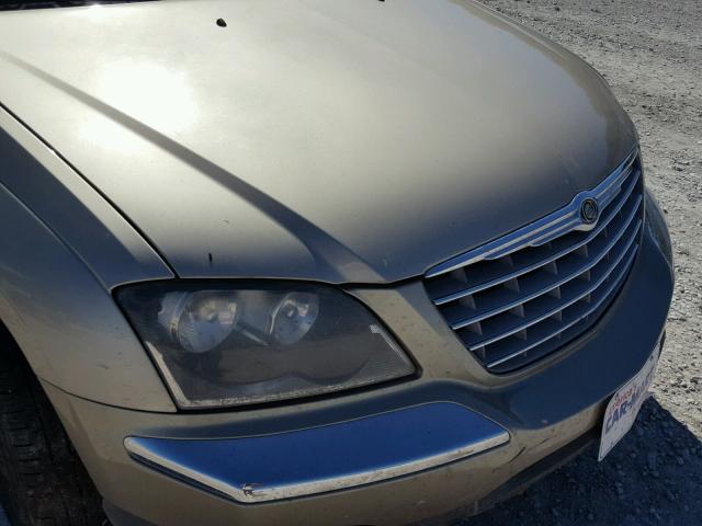 2C8GF68475R584352 - 2005 CHRYSLER PACIFICA T TAN photo 9