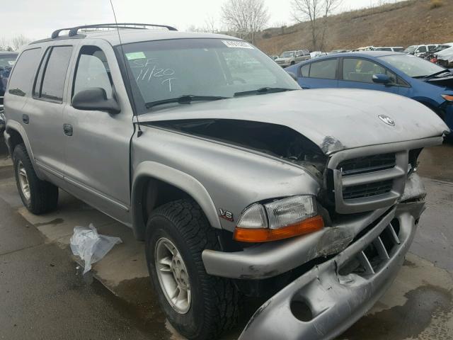 1B4HS28Z6YF153984 - 2000 DODGE DURANGO SILVER photo 1