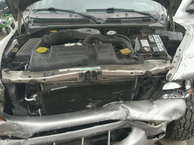 1B4HS28Z6YF153984 - 2000 DODGE DURANGO SILVER photo 7