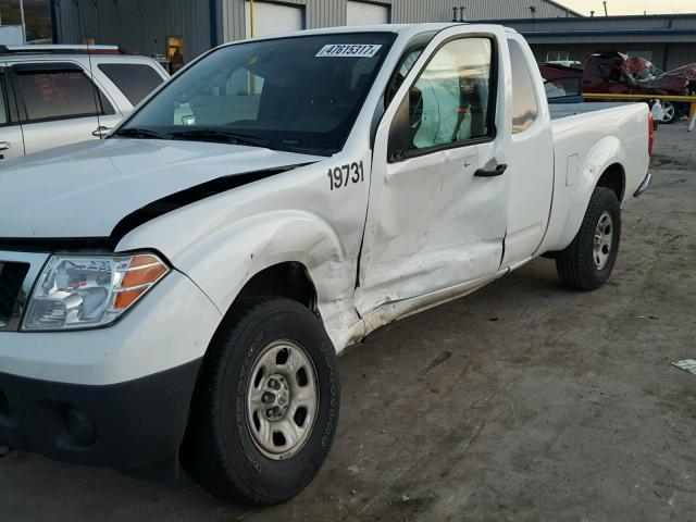 1N6BD0CT0EN753277 - 2014 NISSAN FRONTIER S WHITE photo 9