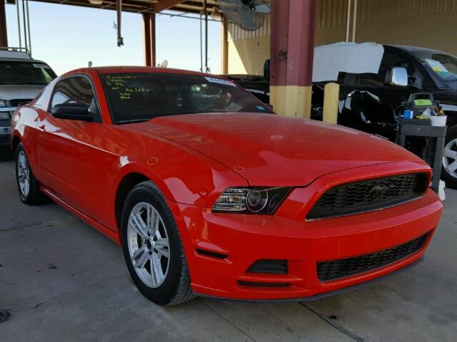 1ZVBP8AMXE5239888 - 2014 FORD MUSTANG RED photo 1