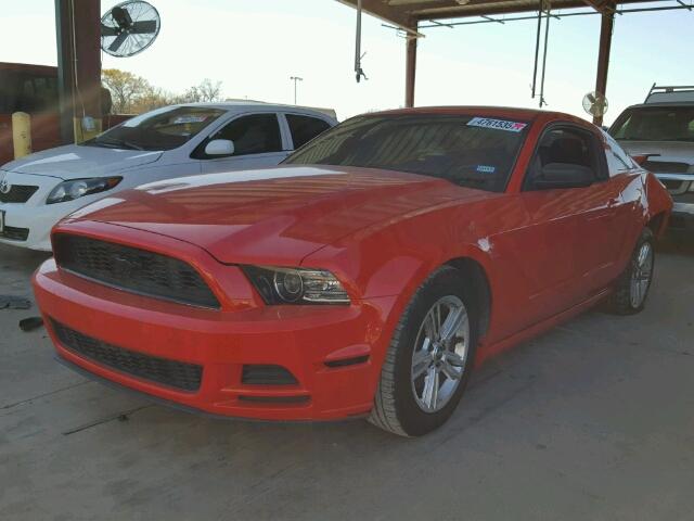 1ZVBP8AMXE5239888 - 2014 FORD MUSTANG RED photo 2