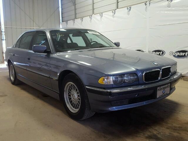 WBAGH83461DP24576 - 2001 BMW 740 IL BLUE photo 1