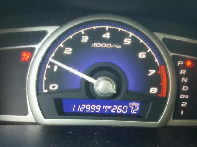 2HGFA1F93AH519318 - 2010 HONDA CIVIC EXL BLUE photo 8