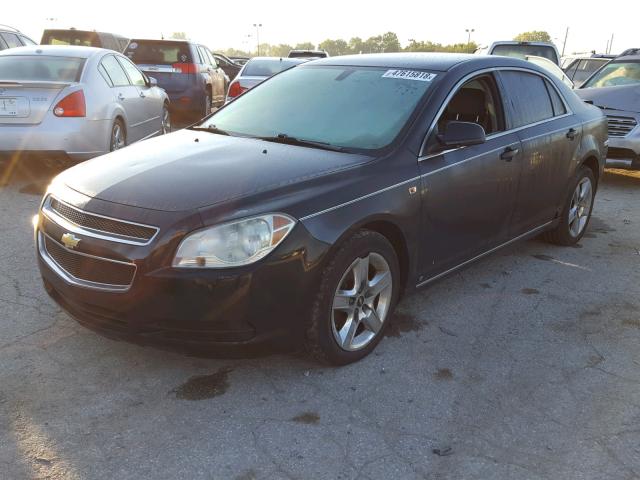 1G1ZH57B484207640 - 2008 CHEVROLET MALIBU 1LT ლურჯი ფოტო 2